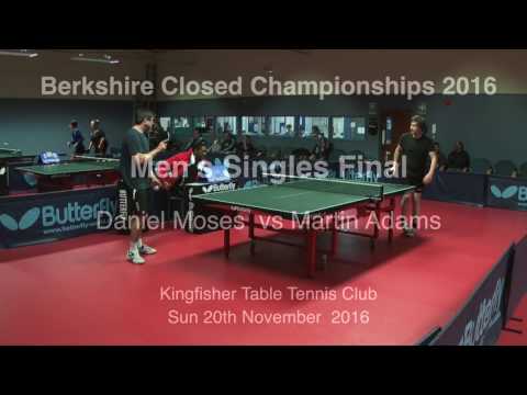 Berkshire Closed Table Tennis Championships 2016 -  Men's Singles Final