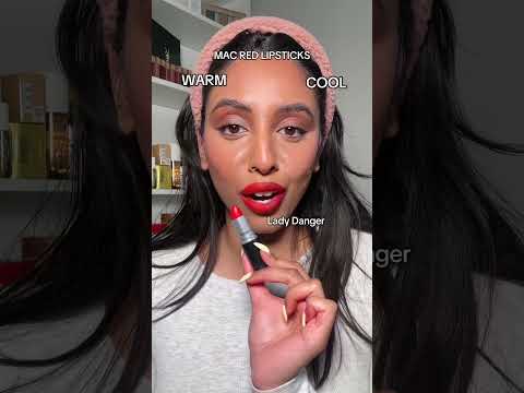 COOL VS WARM TONE MAC RED LIPSTICKS #makeup