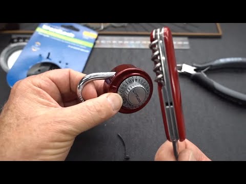 (1513) WordLock Combo Opened with a CORKSCREW!