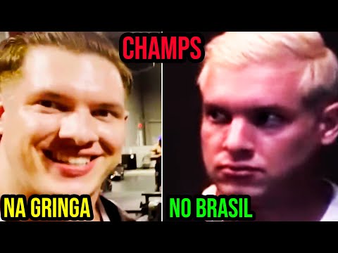 CAIKE PRO NO BRASIL vs NA GRINGA KKKKKKKKKKK