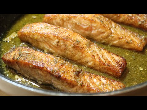 LEMON AND HERB SALMON  RECIPE SERVED WITH POTATOES | SALMON RECIPE FOR DINNER | SALMON RECIPE