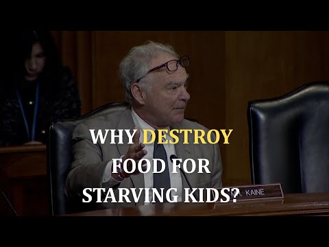 Trump Administration to Destroy Food for Starving Children