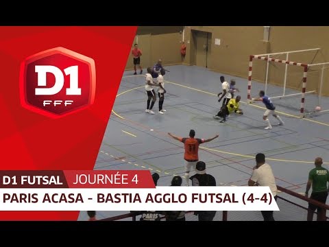 J4 : Paris ACASA - Bastia Agglo Futsal (4-4), le résumé