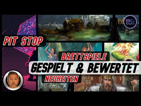 PIT STOP 22#16 Brettspiele im Kurzfazit | OAK, Living Forest, Dark Domains, AMASS, Crusader Kings