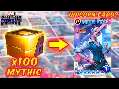 100x more mythic rolls to get a UNICORN CARD?? YES FINALLY!! - Marvel Future Fight