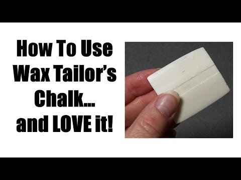 How To Use Wax Tailor's Chalk
