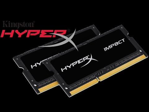 Unboxing Kingston HyperX Impact Black DDR3L 8GB 1600MHz