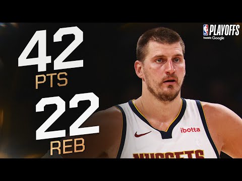 Nikola Jokić's MONSTER 42-PT DOUBLE-DOUBLE In Game 1! | May 5, 2025