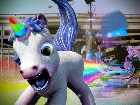 A Rainbow-Shitting Unicorn May Be The Greatest New Video Game Weapon
