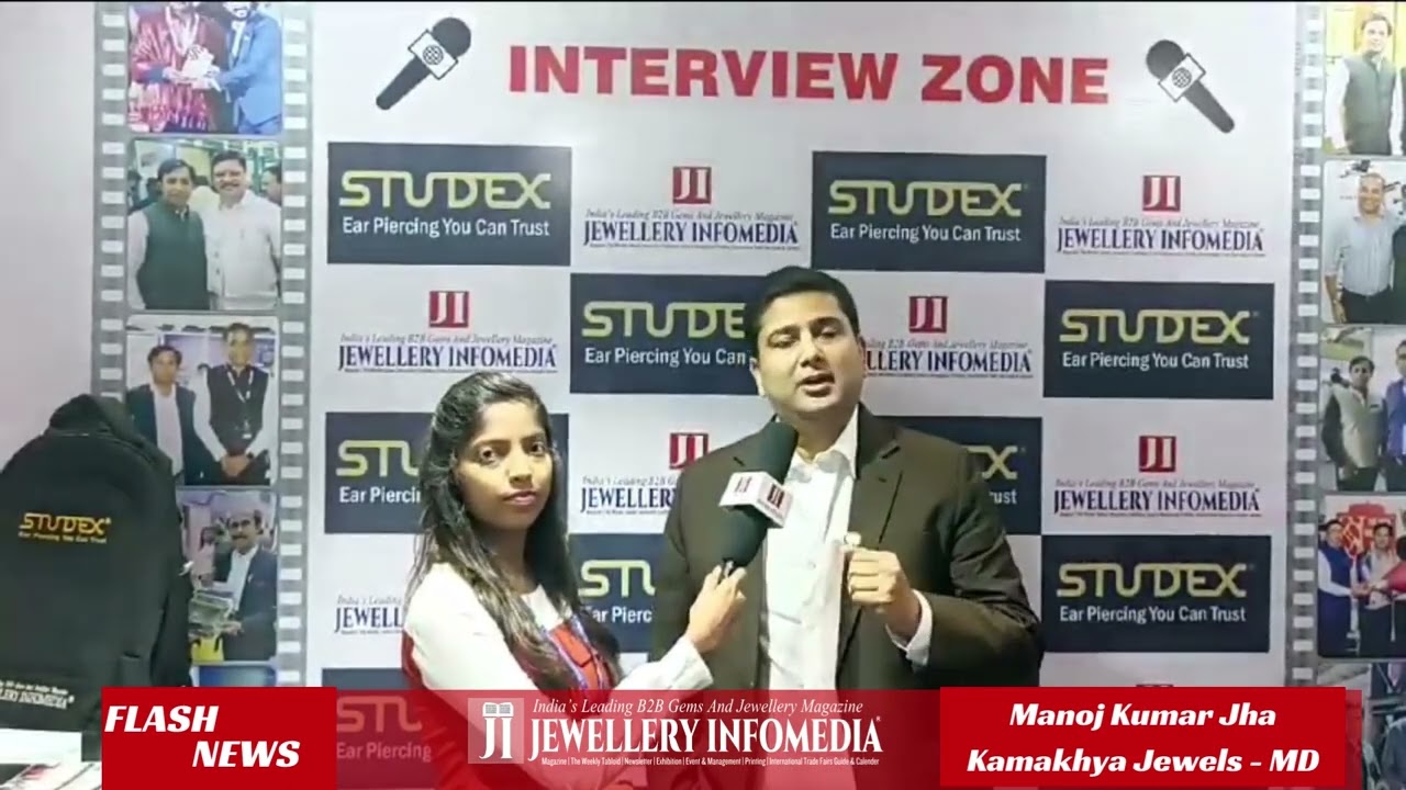 Mr. Manoj Kumar Jha- Kamakhya Jewels -MD, talking about GJS and IJSF SHOW.