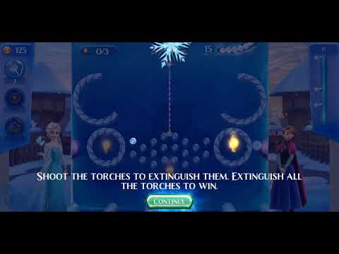 frozen free fall : icy shot - level 12 in 39 seconds