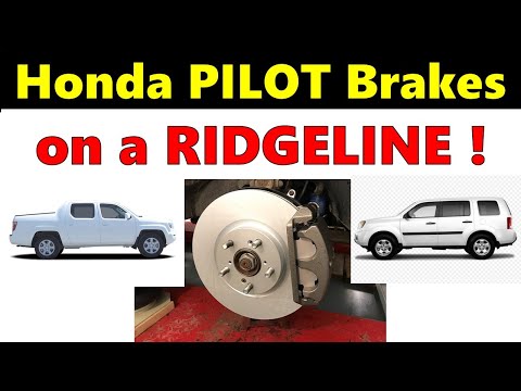 Honda Ridgeline Brake Upgrade - using Pilot brakes! full installation and results
