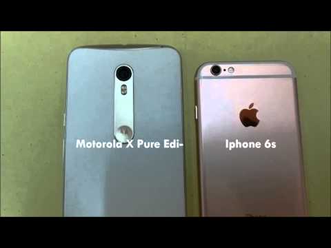 Iphone 6s vs Moto X Pure Edition