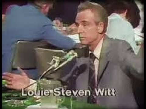 Louis Witt The Umbrella Man At The  House Select Committee Questioning Interview 1975