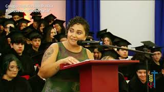 Discurso da Paraninfa da 3ª série do Ensino Médio - Ano Letivo 2022