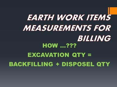 Earth Work Measurement for Billing Video