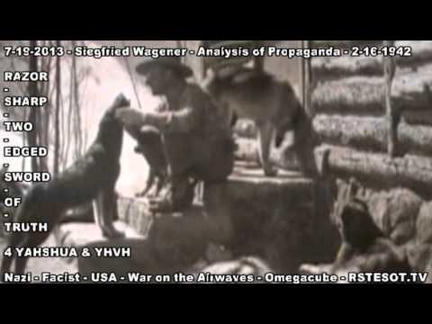 Analysis of Propaganda   2 16 1942   Siegfried Wagener