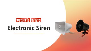 Electronic Siren | Product | Wisualarm