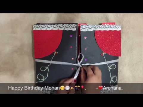Happy Birthday Mohan 😋🎂🎉🎈 - ❤️ Archana ❤️ | Birthday Greeting Card | DIY