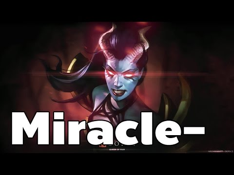 Miracle- Pro Queen of Pain Mid Rank MMR Game