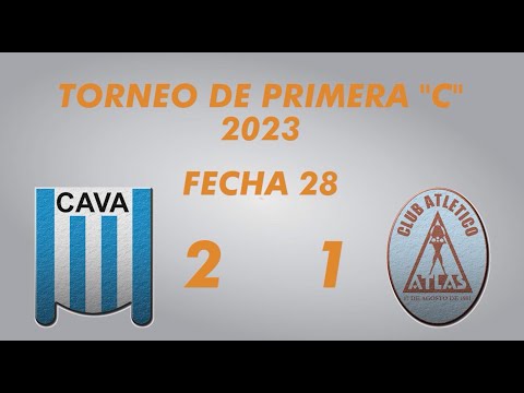 Primera "C" Campeonato 2023 - Fecha 28 - Victoriano Arenas 2 Atlas 1 - Resumen