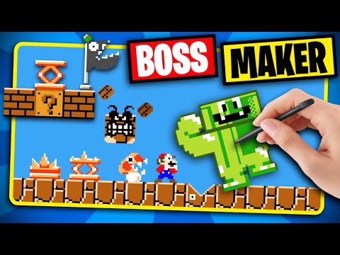 I made everything an enemy?! - Mario Boss and Enemy Maker?! (Mario Multiverse)