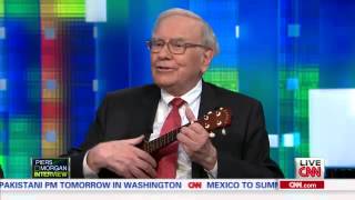 Piers Morgan - Warren Buffett Plays Ukulele For Piers - 22/10/2013