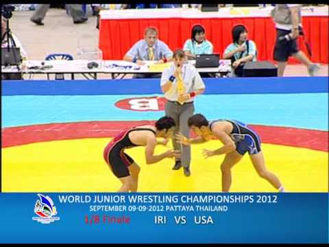 WORLD JUNIOR WRESTLING CHAMPIONSHIPS 2012_ IRI VS USA