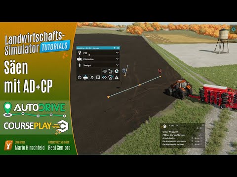 LS22 Tutorials: 🚜 Säen mit CoursePlay und AutoDrive - Für Einsteiger
