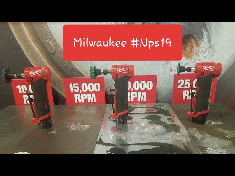 Milwaukee m12 fuel 1/4 right angle die grinder nps 19