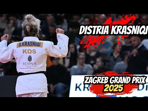🔴Distria KRASNIQI | Gold Medalist -52KG🏆 | Zagreb Grand Prix 2025