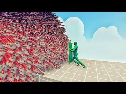 ZOMBIE SHIELD vs EVERY GOD - Totally Accurate Battle Simulator TABS