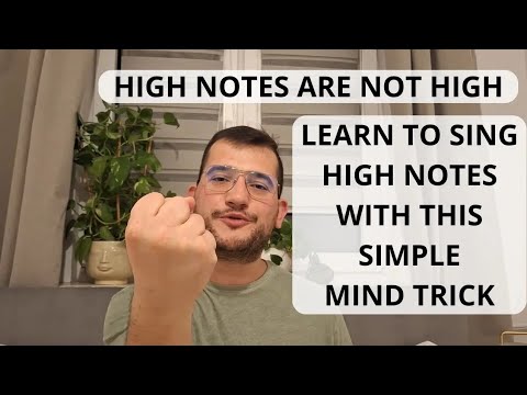 High Notes Are Not Actually High - How To Sing High Notes - The Best Trick For Easy High Notes