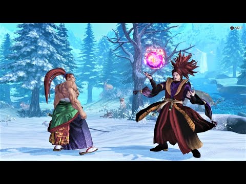 Kibagami Genjuro vs Amakusa (Hardest AI) - SAMURAI SHODOWN