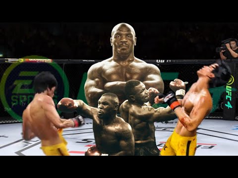 UFC4 Bruce Lee vs. Mike Tyson EA Sports UFC 4