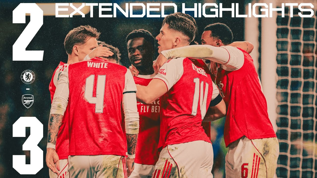 HIGHLIGHTS | Chelsea 2-3 Arsenal l White, Gyokeres & Zubimendi goals l Carabao Cup