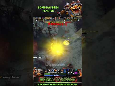 Dota 2 Rampage Techies Bomb has been Planted, Run for your lives!