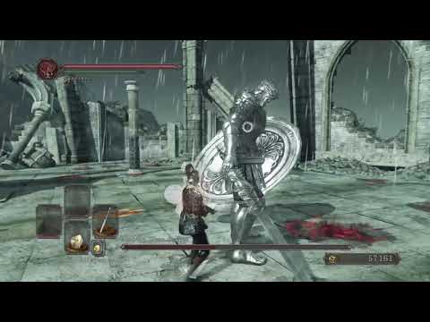 DARK SOULS™ II killing the looking glass knight melee only no shield