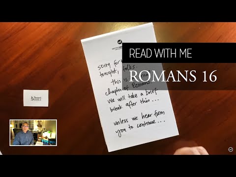 READ WITH ME // Romans 16 // 1 HOUR reading the Bible