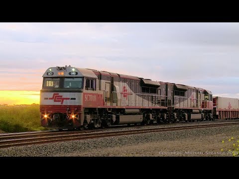 SCT's PM9 Boxcar & Container Train - PoathTV Australian Railways
