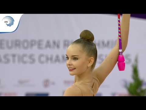 Arina AVERINA (RUS) - 2017 European Champion with clubs!