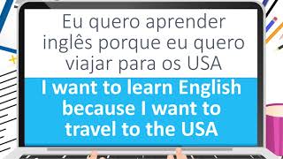 AULA DE INGLÊS PARA CONVERSAÇÃO, APRENDA INGLÊS MAIS RÁPIDO.<span class=