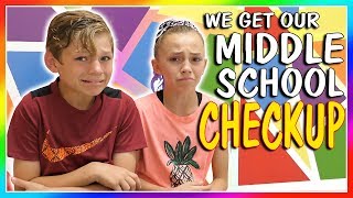 😱TIME FOR MIDDLE SCHOOL CHECKUP!😱 | We Are The Davises