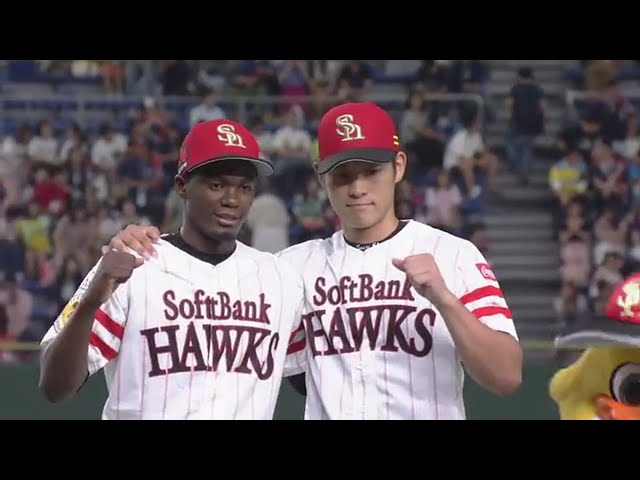 ホークス・モイネロ投手・上林選手ヒーローインタビュー 2017/7/31 H-F