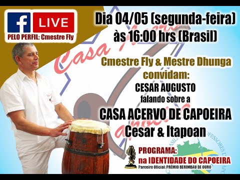 36ª LIVE NA IDENTIDADE DO CAPOEIRA - MESTRE CESAR