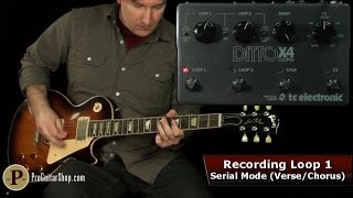 Video thumbnail for TC Electronic Ditto X4 Looper by ProGuitarShopDemos