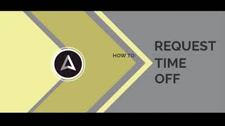 ADP Request Time Off Tutorial