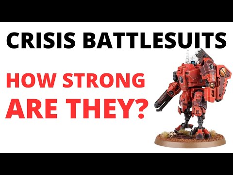 Crisis Battlesuits Unit Review - T'au Empire Codex Tactics