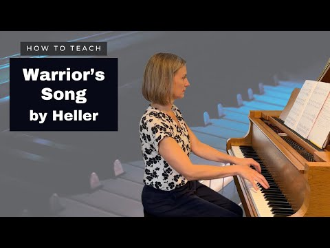 How To Teach Heller Warrior's Song Op.45, No.15 - BIG, LOUD chords! 🎹