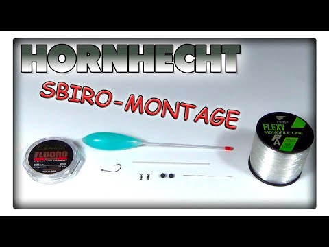 Hornhecht Sbirolino-Montage für die Spinnrute